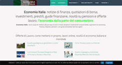 Desktop Screenshot of economia-italia.com