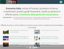 Tablet Screenshot of economia-italia.com